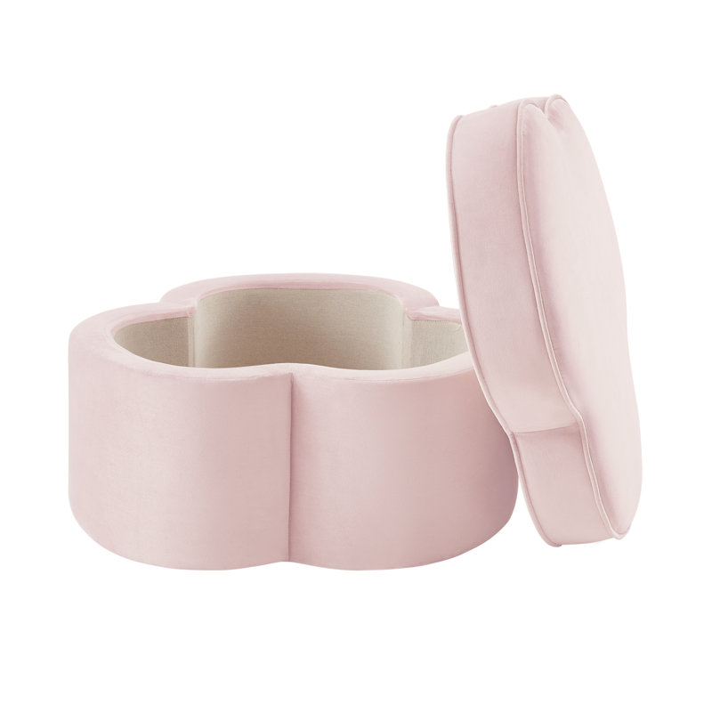 Repose-pieds de spécialité Louttit 28 po, Velours rosé