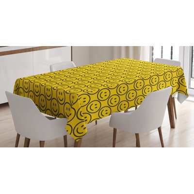 Emoji Geometric Tablecloth