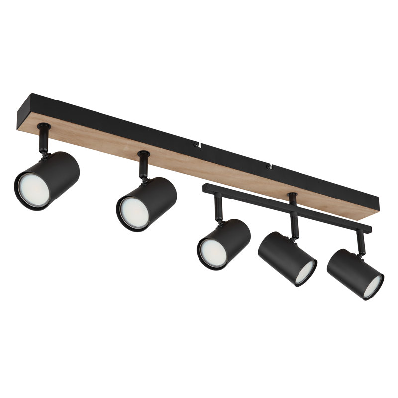Spotlight, Matt black/walnut