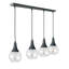 Olin - Light Clear Black Kitchen Island Pendant-91196471-91196475-91196477