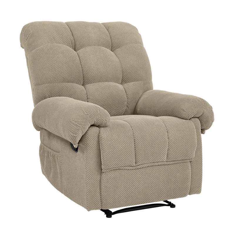 Fauteuil inclinable vert, fauteuil inclinable rembourré manuel, Chameau