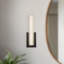 Garland 15-in Black dimmable LED Wall Sconce-1441142937