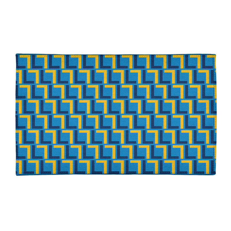Geometric Indoor Rug, Rectangle 3' x 5'