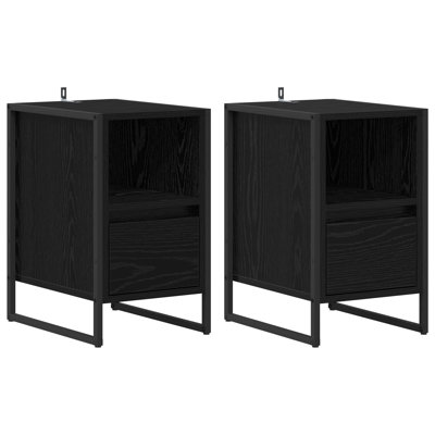 39.5cm W Manufactured Wood Bedside Table