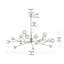 Luminaire suspendu sphérique spoutnik 18 lumières Lavere-617586037