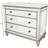 Daneli 38"W Mirrored 3-Drawer Accent Chest