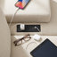 Multiprise encastrée avec 2 prises CA et 2 ports USB, station de charge encastrée pour bureau, prise de courant pour meuble encastré