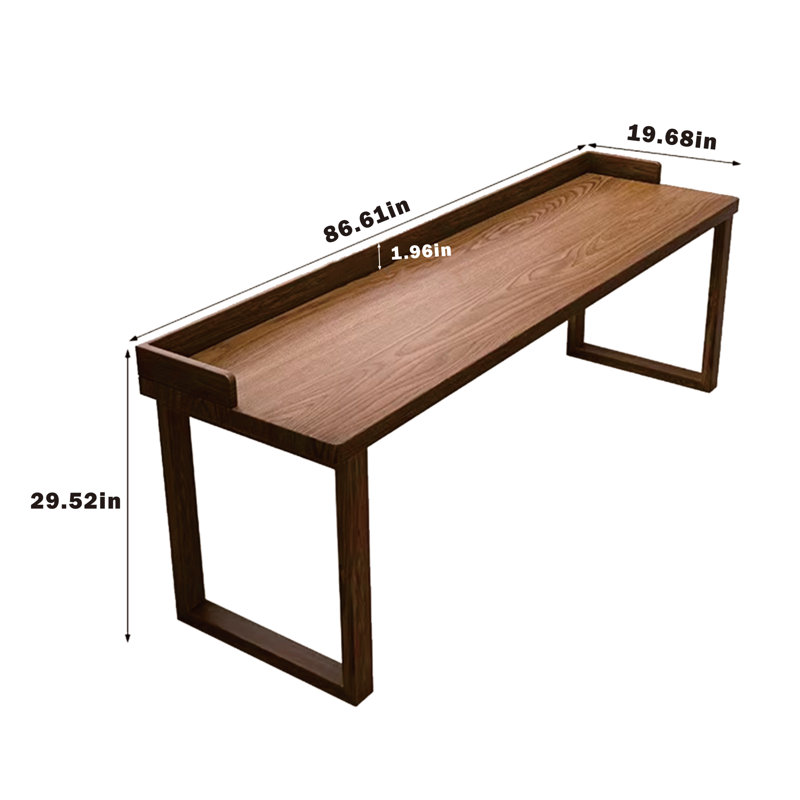Dezyrae 3 Piece Solid Wood Writing Desk Office Set