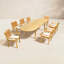 Teddy Outdoor 9 - Piece Teak Dining Set-1656003113