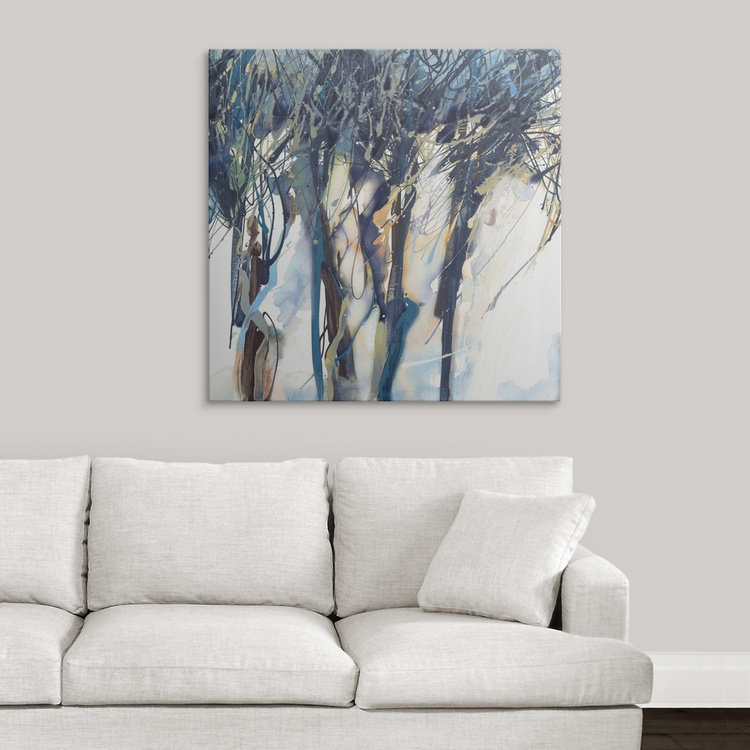 «Dynamics I», reproduction d'art Funkley, H 35 po x l 35 po x P 1,5 po, Toile