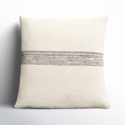 Cason Striped Cotton Throw Pillow
