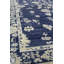 Tapis unique bleu / denim / turquoise de 9 pi 8 po x 13 pi 5 po avant 1900