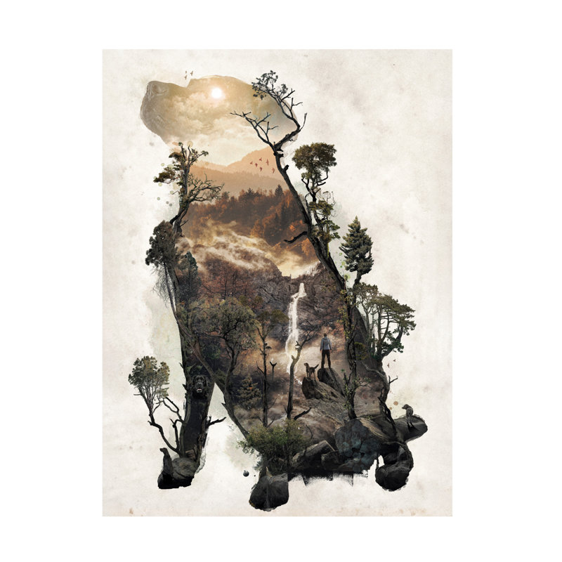 Art sur toile «Labrador Barrett», H 18 po x l 24 po