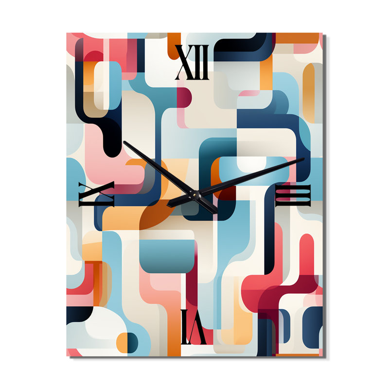 Jarden - Horloge murale moderne abstraite, Moyen