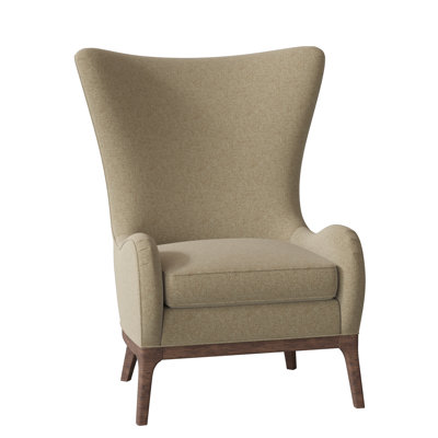 Casper 33" Wide Polyester Wingback Chair