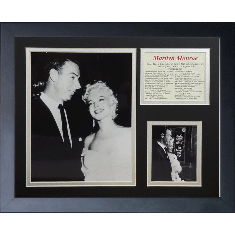 Memorabili encadrée dimaggio Marilyn Monroe