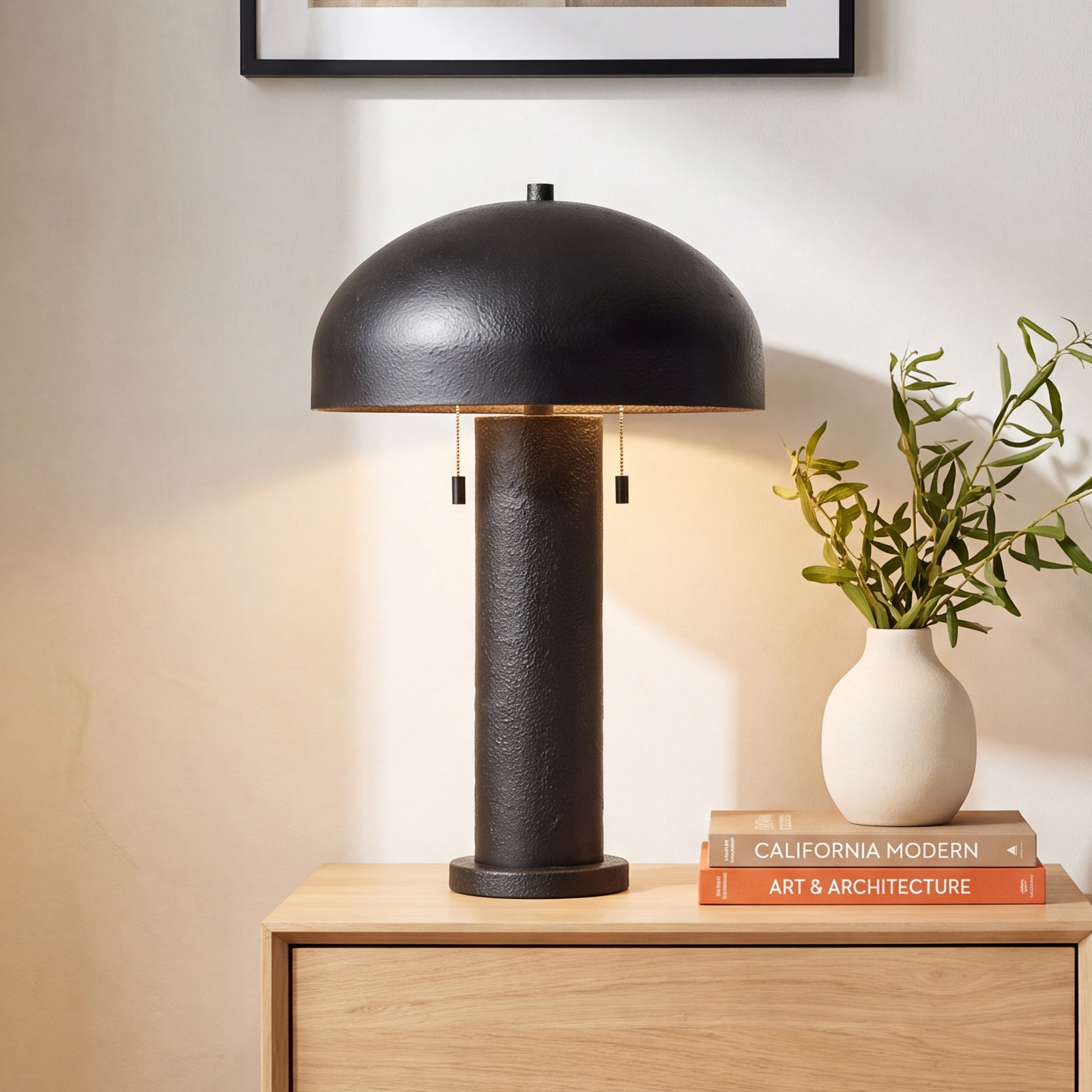 Iron Table Lamp, Black