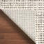 Tapis à motif hachuré minimaliste texturé crème noir moderne Abani Oliver OLV120B-1307414462