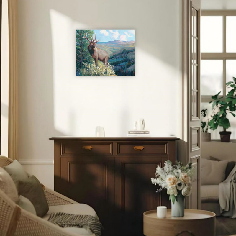 Art mural sur toile 24 "x 18" Wildlife Deer