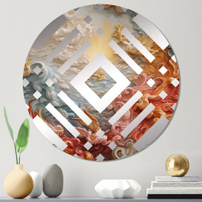 Miroir décoratif crème Diamond