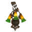 Meyda Tiffany & Stained Glass 3 - Light Armed Sconce-16183275