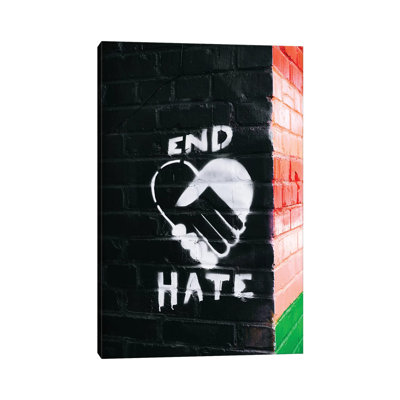 End Hate by Bethany Young - Print on Canvas