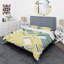  Ensemble de housse de couette abstraite à rayures diagonales Mid-Century-40703064