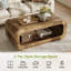 Pedestal Coffee Table with Storage