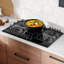 Ensemble de cuisine 2 pièces avec plaque de cuisson au gaz 36 po et hotte pour îlot à conduit 36 po