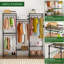 174cm Adjustable Clothing Rack