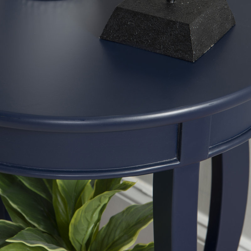 Everill End Table, Navy Blue