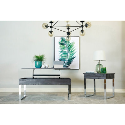 Table de bout avec rangement Hampton