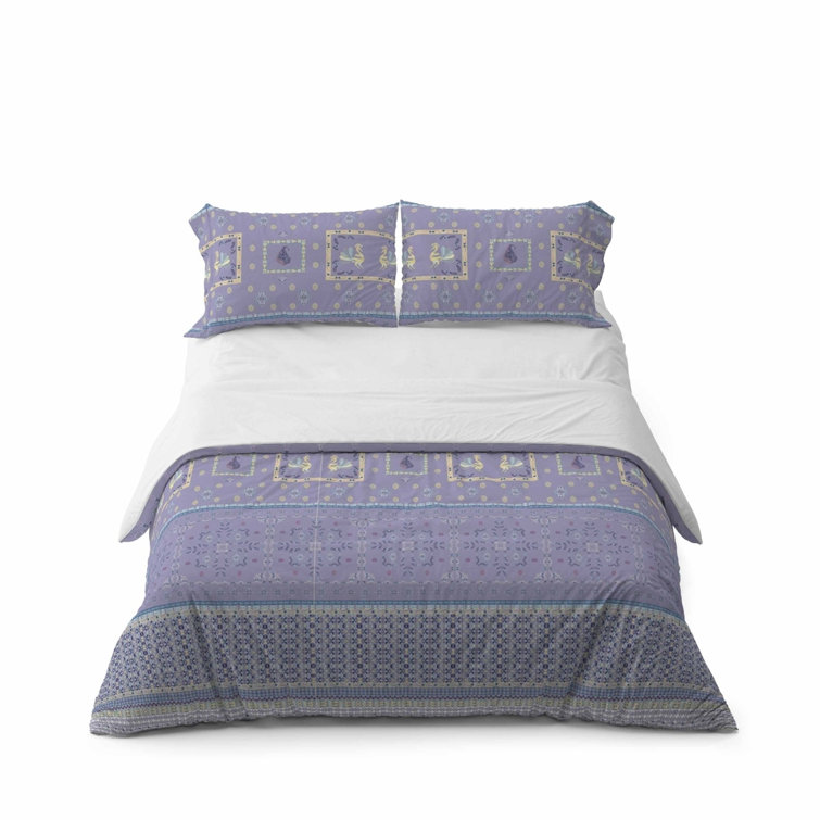 Indigo Peacock Pillow Set - Peacock Pillows 