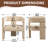 Modern Dining Chairs,Velvet Upholstered Barrel Dining Chairs-744307414