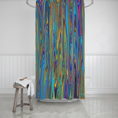 Nadege Abstract Shower Curtain