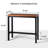 Sumar Pine Unfinished Solid Wood Top Metal Base Dining Table-253929098