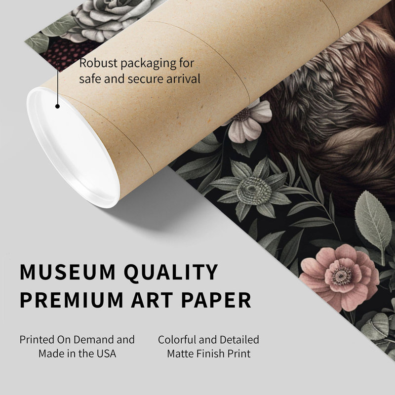 Animaux, animaux, William Morris, H 18 po x l 18 po