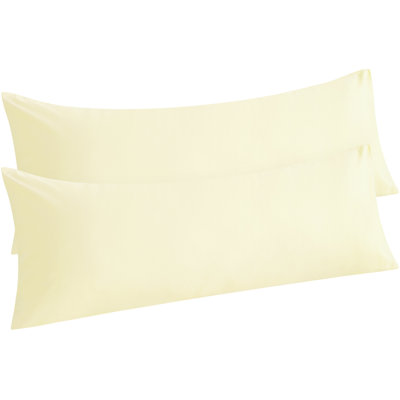 Ensemble de taie d'oreiller pour le corps, taie d'oreiller pour le corps en microfibre, fermeture à enveloppe - NTBAY