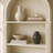 71'' H X 36.4'' W Arched Bookcase
