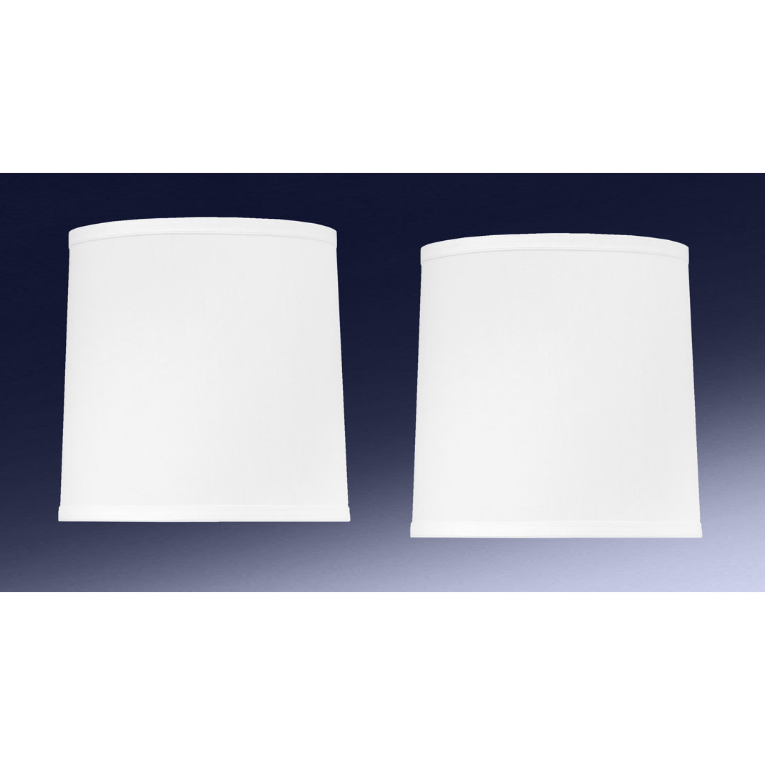 9.5'' H x 10'' W Linen Drum Lamp Shade (Set of 2) Medallion Lighting