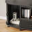 TV Stand with RGB LED Lights and Charging Station, Sliding Door TV Console with Large Storage-1860215547-1860215545