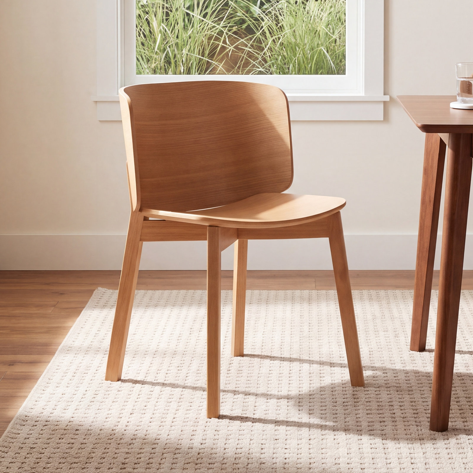 Buddy Oak Dining Chair, White Oak