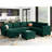 143" W Reversible Modular Sectional with Storage Ottoman -2118647488
