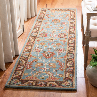 Tapis traditionnel en laine touffeté à la main Cranmore
