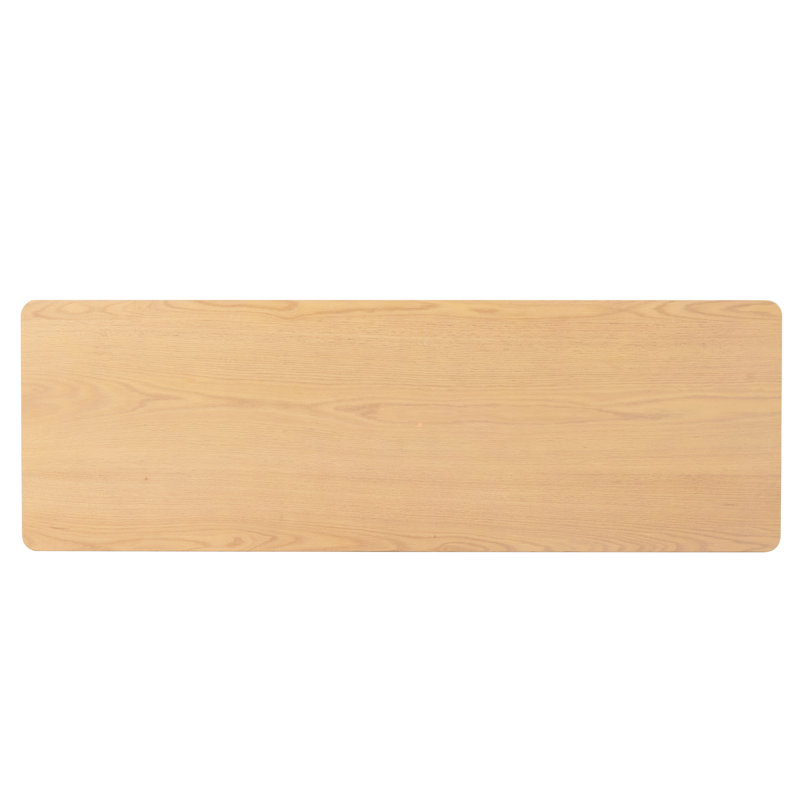 Jaylessa Wood 2 Drawer Console Table, Natural