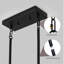 Luminaire suspendu de style campagnard industriel en bois rouge 32 po, lustre 5 lumières avec abat-jour pour salle à manger, îlot de cuisine, décor de café (sans ampoules)-830578156