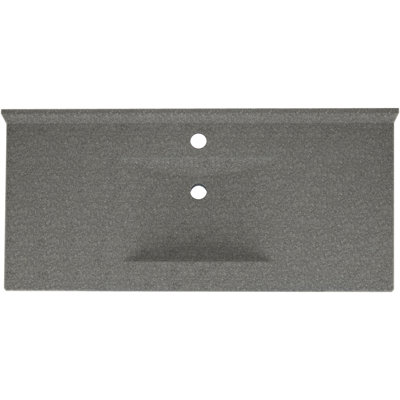 Plateau de meuble-lavabo simple 43 po Contour