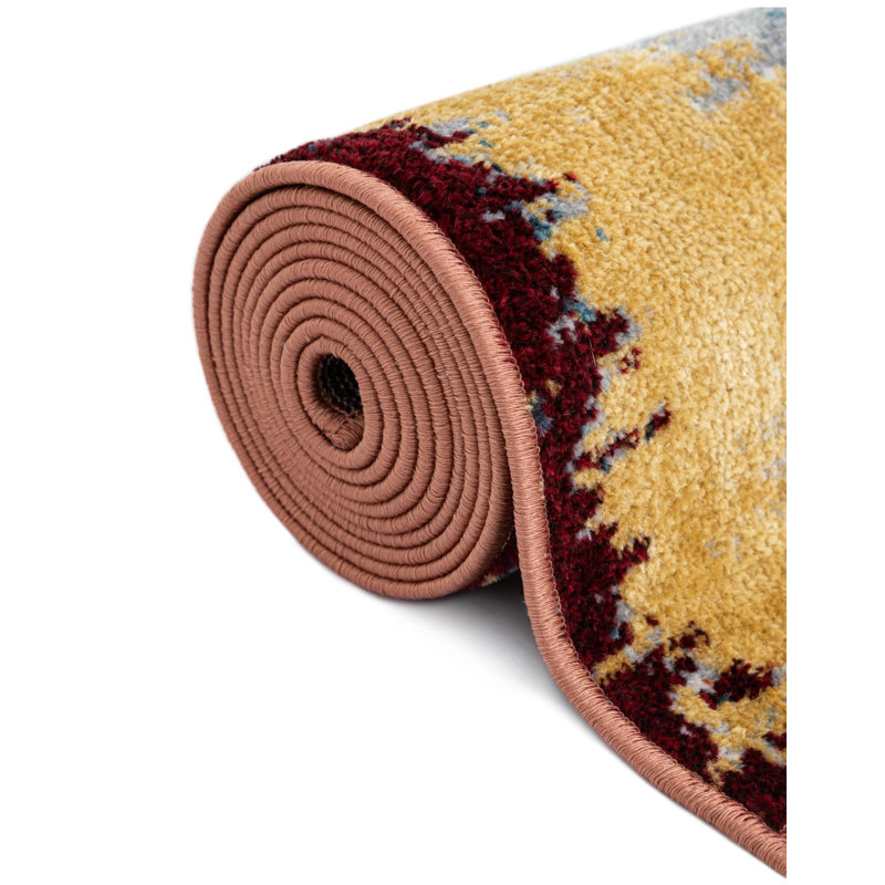  Tiles Kamala Washable Rug, Square 5'3"
