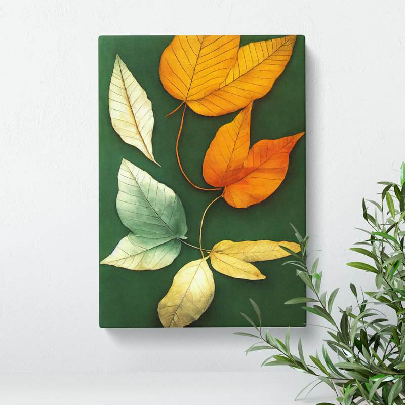XC1022-1736X Creative Leaves - Wrapped Canvas Print, 60cm H x 40cm W x 3cm D