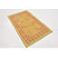Tapis intérieur en laine rouge/orange/vert 3 pi 2 po x 5 pi 2 po one-of-kind à la main-noué la new age rouille Elland